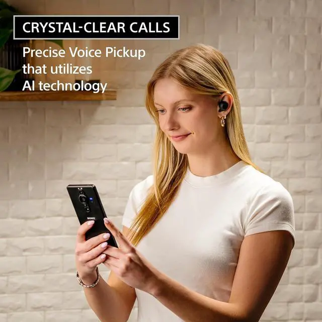 Alt view image 5 of 7 - WF-C710N Truly Wireless Noise-Canceling Earbuds with up to 30-Hour Battery Life Lightweight and Secure Glass Blue