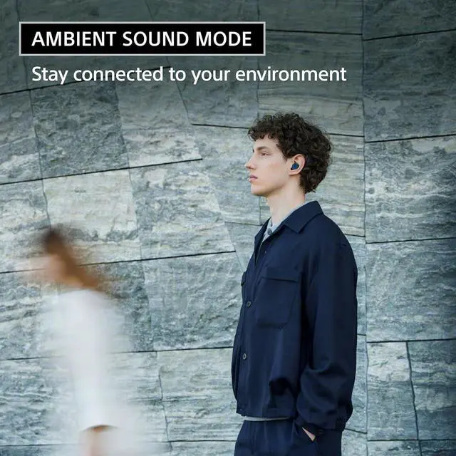 Alt view image 6 of 7 - WF-C710N Truly Wireless Noise-Canceling Earbuds with up to 30-Hour Battery Life Lightweight and Secure Glass Blue