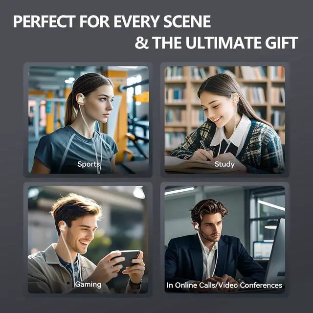 Alt view image 7 of 7 - in Ear Monitor HiFi Headphones with Dual Magnetic Dynamic Driver Hybrid Banlance Armature with Dynamic in Ear Headphones IEM Earphones Gaming Earbuds (Without mic)