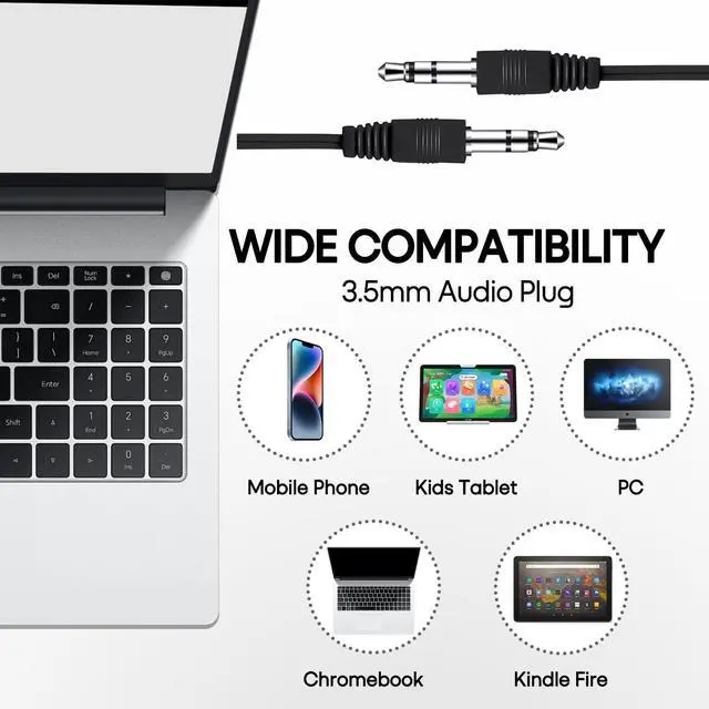 Alt view image 5 of 7 - Bulk Earbuds Headphones 100 Pack for Kids School Classroom Black Dot in-Ear Earphones Student Wired Ear Buds with 3.5 mm Jack for Computer Chromebook Laptop PC(GS01 100 Black)