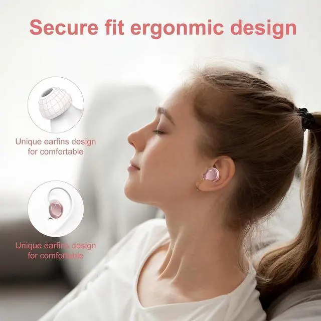 Alt view image 6 of 6 - Ear Buds Wireless Bluetooth Earbuds Bluetooth 5.3 Headphones with 4 ENC Noise Cancelling Mic Powerful Bass In-Ear Earbuds with LED Display 128H IP7 Waterproof 2024 New Earphones for sports/running