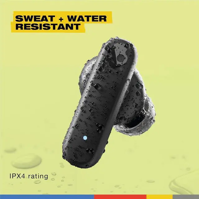 Alt view image 5 of 7 - Smokin Buds Wireless Earbuds Bluetooth Headphones Noise Isolating Fit Up to 20 Hours Battery IPX4 Sweat and Water Resistant Microphone for iPhone Android - True Black