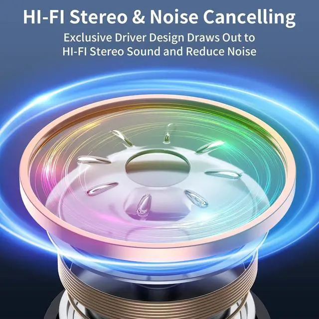 Alt view image 3 of 7 - Bluetooth Headphones Retractable Neckband Bluetooth Headset with Microphone Vibration Call Stereo Noise Cancelling Earphones for Workout Sports Driving (Black)