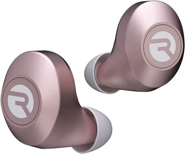 Alt view image 3 of 7 - Everyday Earbuds Classic Bluetooth Wireless with Microphone - Stereo Sound Active Noise Canceling in-Ear Bluetooth Headset True Wireless Earbuds 32 Hours Playtime (Rose Gold)