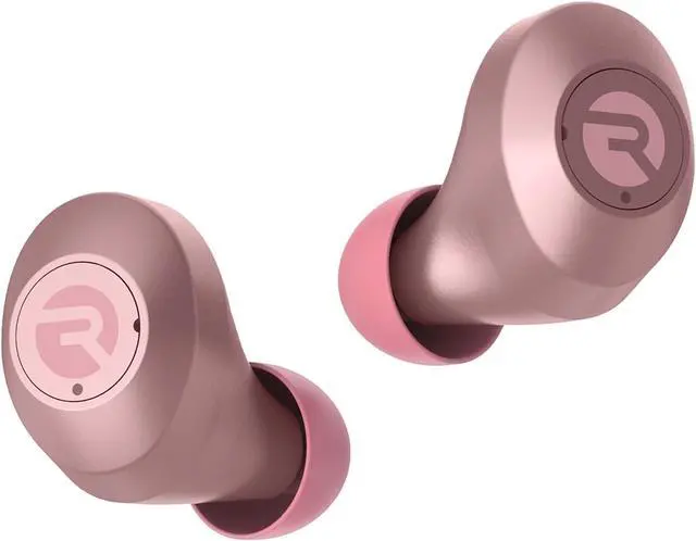 Alt view image 4 of 7 - Everyday Earbuds Classic Bluetooth Wireless with Microphone - Stereo Sound Active Noise Canceling in-Ear Bluetooth Headset True Wireless Earbuds 32 Hours Playtime (Rose Gold)