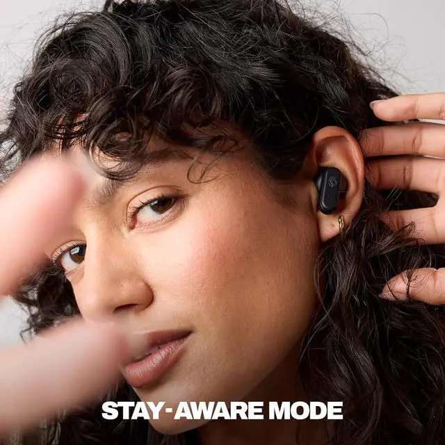 Alt view image 5 of 7 - Dime Evo Wireless Earbuds Bluetooth Headphones Noise Isolating Fit Up to 36 Hours Battery Microphone for iPhone Android Easy Carry with Clip-Anywhere Case - True Black