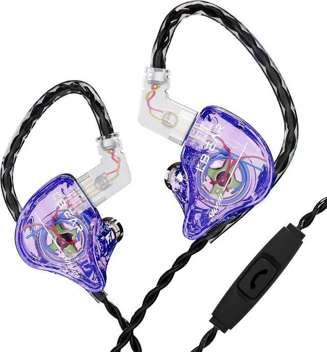 Main image of KBEAR Storm Earphones in Ear Monitor for Singers Drummers Musicians Bassists Hi Res Wired Earbuds in Ear Headphones Custom IEM Detachable OFC Silver-Plated Cable Auriculares