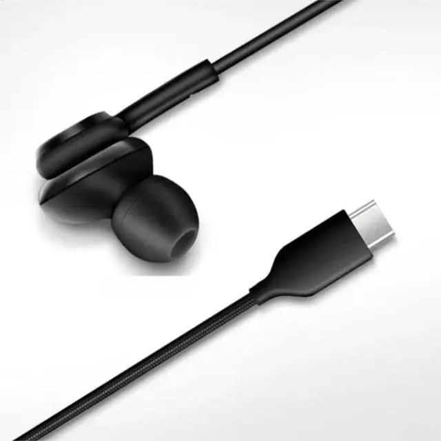 Alt view image 5 of 7 - 2025 New in-Ear Earbuds Stereo Headphones for  Galaxy Z Fold6 S24 S23 S22 S21 S20 Note 10 10 with Microphone and Volume Remote Type-C Connector-Black