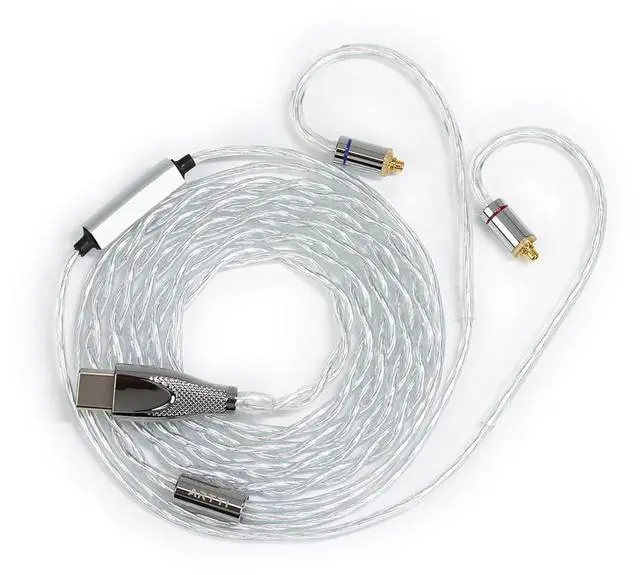 Main image of MATE Type C Headphone Decoding Upgrade Cable HIFI Earphone Detachable Cable with Microphone for  Galaxy Google Pixel and Most USB C Devices (Type C to MMCX)