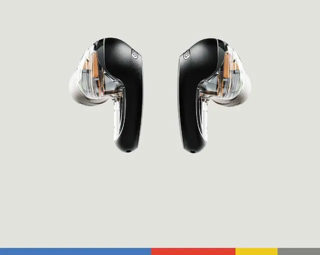 Alt view image 3 of 6 - Rail ANC Wireless Earbuds Bluetooth Headphones Active Noise Cancelling Up to 38 Hours Battery Microphone for iPhone Android Customizable via Skull-iQ App - True Black