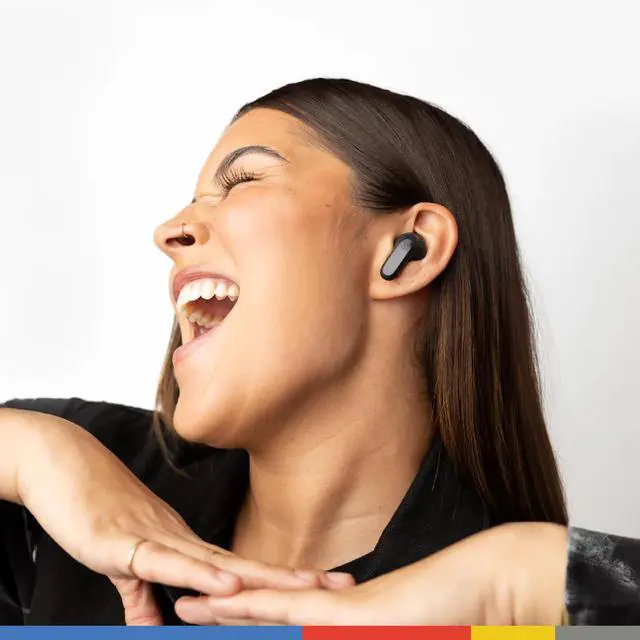 Alt view image 5 of 6 - Rail ANC Wireless Earbuds Bluetooth Headphones Active Noise Cancelling Up to 38 Hours Battery Microphone for iPhone Android Customizable via Skull-iQ App - True Black