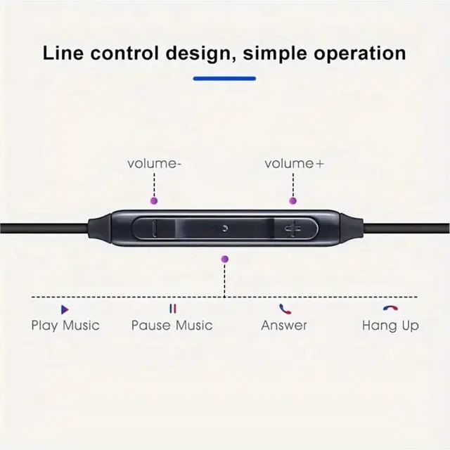 Alt view image 6 of 7 - 2025 New in-Ear Earbuds Stereo Headphones for  Galaxy Z Fold6 S24 S23 S22 S21 S20 Note 10 10 with Microphone and Volume Remote Type-C Connector-Black