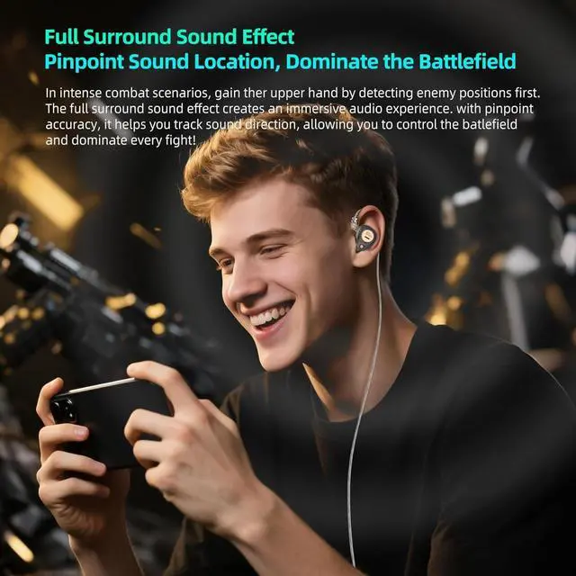 Alt view image 6 of 7 - KZ Taurus in Ear Monitor Headphones Horizontal 2DD Gaming Earbuds Wired IEM in Ear Headphones Noise Cancelling Ear Buds Sound Localization in-Ears for Singers Musicians Audiophiles