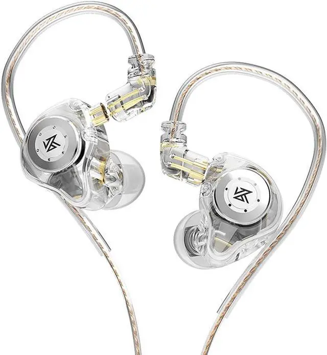 Main image of KZ EDX PRO in Ear Monitor Headphones 10mm Dual Magnetic Dynamic Driver KZ Earbuds 1DD with Resin Housing for Musician Audiophile Gift Set (No Mic Clear)