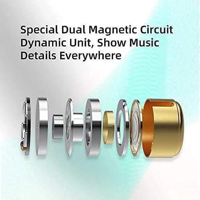 Alt view image 4 of 7 - KZ EDX PRO in Ear Monitor Headphones 10mm Dual Magnetic Dynamic Driver KZ Earbuds 1DD with Resin Housing for Musician Audiophile Gift Set (No Mic Clear)