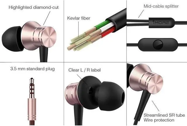 Alt view image 3 of 6 - Piston Fit 2-Pack Noise Canceling Wired Earbuds in-Ear Headphones with 3.5mm Jack Pure Sound & Comfortable Fit Noise Isolation with Microphone for Smartphones/PC/Tablet