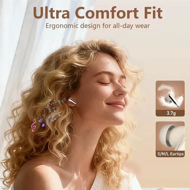 Alt view image 4 of 7 - Airdopes 141 Wireless Earbuds Bluetooth 5.4 Headphones Active Noise Cancelling 60H Playtime ENC Clear Call Auto Connect Low Latency Gaming Mode Dual Device Connect Bass Sound Earphone