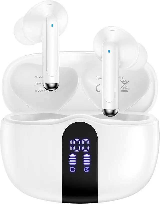 Main image of Pixel Earbuds Wireless Ear buds for Google Pixel 10 Pro XL 10 Pro Fold 10 Pro 10 9a 9 Pro XL 9 Pro Fold Pro 9 8 7 6 60H Bluetooth Headphones in Ear Earphones Noise Canceling IPX7 Waterproof Sports LED