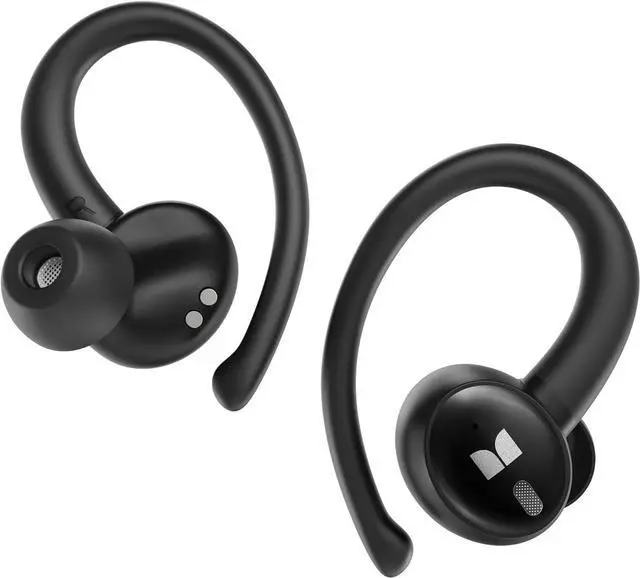Main image of N-Lite 216 Wireless Earbuds Sports Earbuds with Earhooks Noise Cancelling Headset Stereo Deep Bass Over Ear Buds 48H Playtime IPX6 Waterproof Earphones for Sports/Running/WorkoutBlack