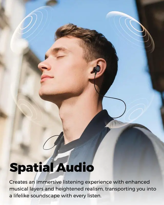 Alt view image 4 of 7 - Q40 HD Bluetooth 5.4 Headphones LDAC Hi-Res Audio 11mm Dual-Magnet Driver IP67 Waterproof Fast Charge 20H Playtime Dual Connection Dynamic EQ App Customization Find Earbuds