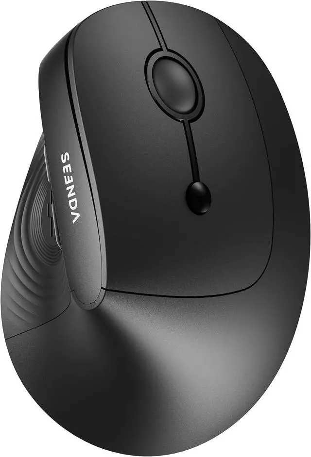 Main image of Ergonomic Mouse Wireless MOU200 Bluetooth Vertical Mouse - 2.4G & Bluetooth Multi-Device Connectivity Wireless Mice for Windows Mac OS Computer/PC/Laptop Black