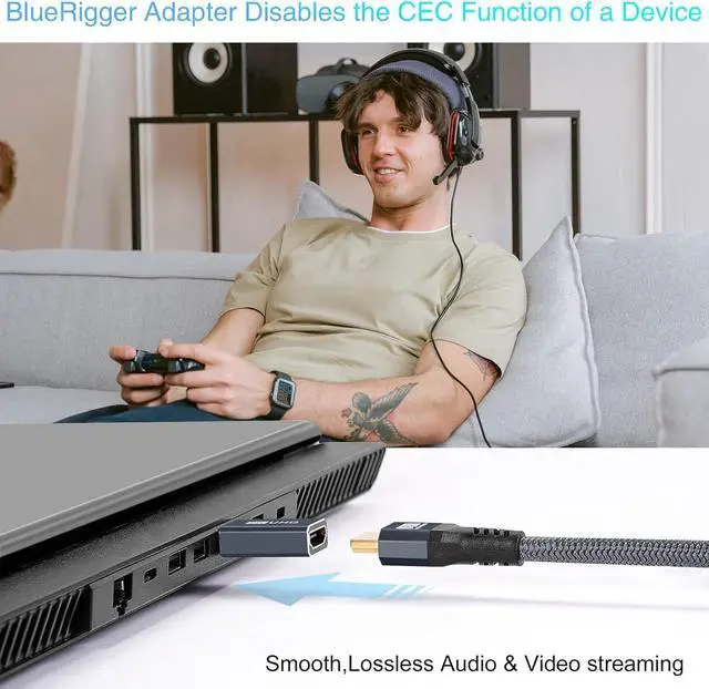 Alt view image 4 of 6 - 8K HDMI Extension Adapter (2-Pack) HDMI 2.1 Male to Female Connector Extender Support 8K@60Hz 4K@144Hz 2K@240Hz