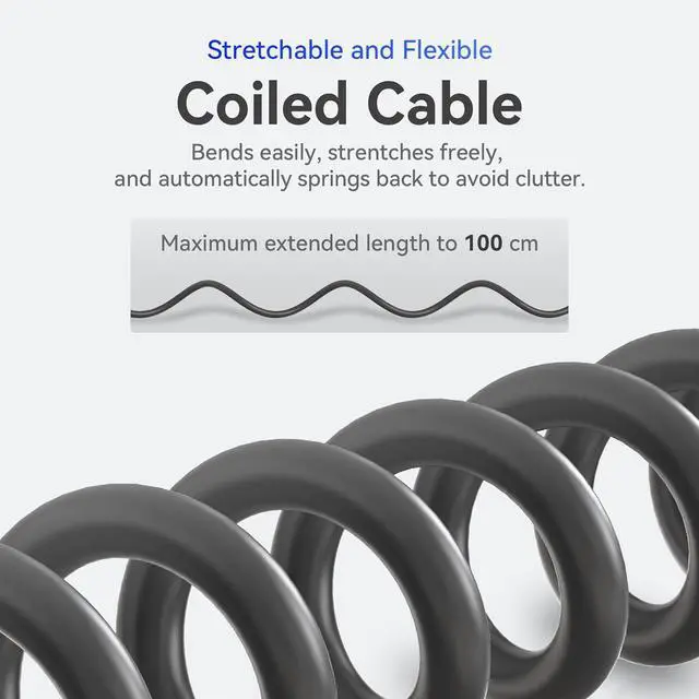 Alt view image 4 of 7 - 8K HDMI Cable Copper Core 3.6mm Diameter 48Gbps Full PIN HDMI 2.1 8K@60Hz 4K@240Hz UHD Support HDMI A to A for Camera HDTV Projector Computer  Xbox PS5 Apple TV (1m)