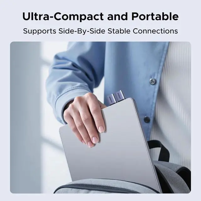 Alt view image 7 of 7 - USB to USB C Adapter & USB C to USB Adapter Combo 4-Pack 10Gbps Type C USBC Adapter Compatible with MacBook iPhone 17/16/15 iPad  Galaxy  Watch