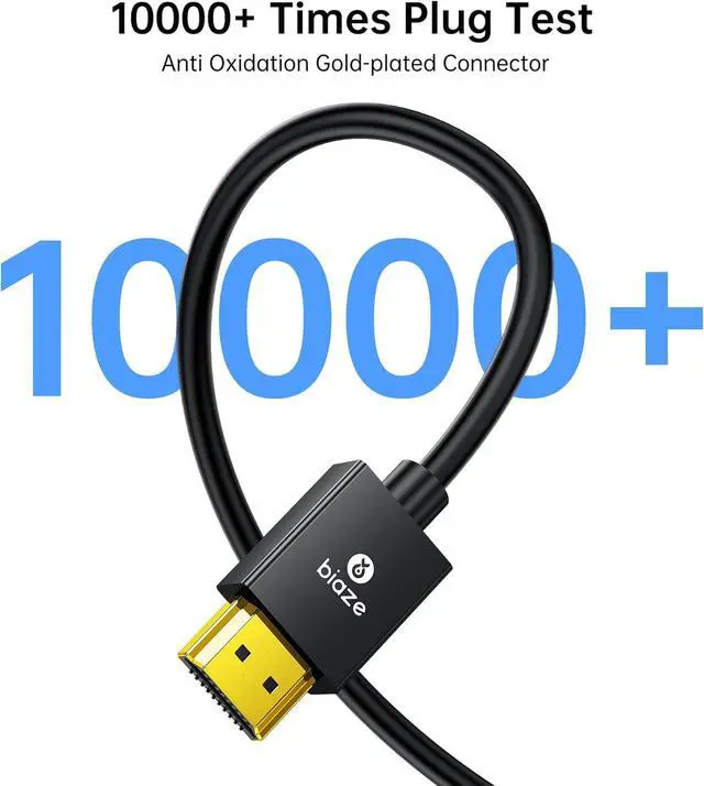 Alt view image 6 of 6 - 10ft HDMI to VGA Cable \u2013 1080P HD Video Converter Cord for Laptop, TV Box, PS4, Monitor, Projector (Black, 3M)