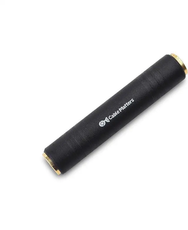 Alt view image 4 of 5 - 2-Pack 1/4 Coupler TRS Extension Adapter (1/4 TRS Female to Female Adapter)