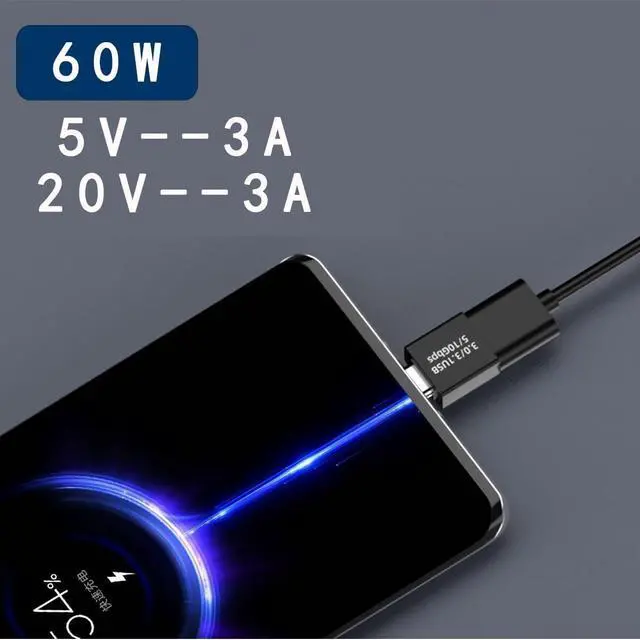 Alt view image 5 of 5 - USB 3.1 Male to USB C Male Adapter USB A to USB C Connector 10Gbps Compatible with Mobile Phones Computers Notebook Computers Black3 Pack