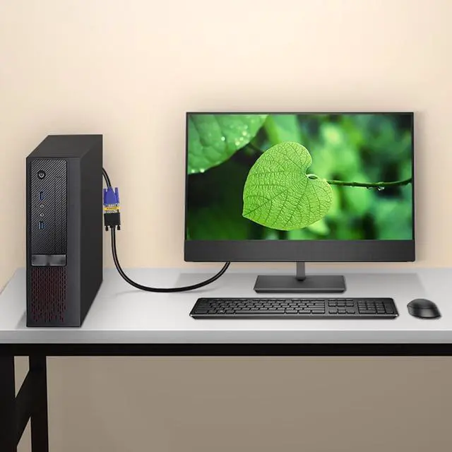 Alt view image 4 of 6 - 6-Pack DB15 VGA SVGA KVM Male to Male Mini Gender Changer Coupler Adapter Connector for PC