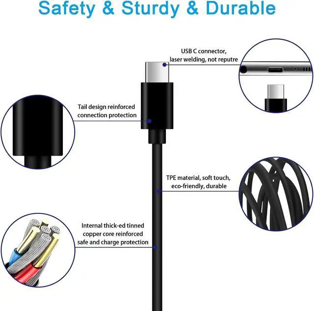 Alt view image 6 of 7 - Fast Car Charger Adapter for Motorola Razr Ultra 2025 Edge Edge+ Edge Plus 2025 2024 2023 2022 Moto G Stylus Power Play 2025 2024 5G USB C Vehicle Phone Auto Automobile Plug with 3ft Cable