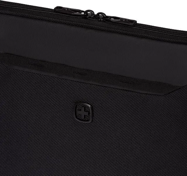 Alt view image 7 of 7 - Padded Zippered Laptop Sleeve Micro-Twill Laptop Case with Fleece Lining & Front Webbing