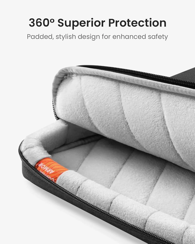 Alt view image 5 of 7 - 360 Protective Laptop Case for 16-inch MacBook Pro M5/M4/M3/M2/M1 2026-2019 Water-Resistant Laptop Sleeve Bag for XPS 16 Plus The New Razer Blade 16