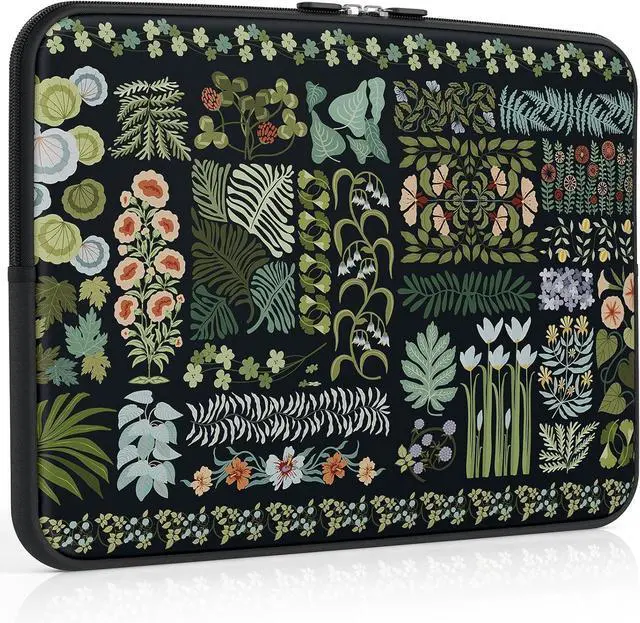 Main image of Laptop Sleeve 13 inch for MacBook Air 13-13.6 inch M3/M2/M1 Cute Laptop Sleeve for MacBook Pro 13 inch Slim Protective Travel Carrying Case for MacBook Pro 14 Chromebook HP  Black