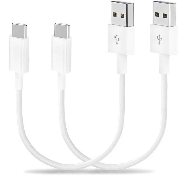 Main image of Short iPhone 15/16/17 CarPlay Cable 1.15ft [2-Pack] C USB A to USB C Fast Charging Cord for  iPhone Pro/Max/Air Android Auto Charger for  Galaxy S24/S23 Google Pixel Z Flip