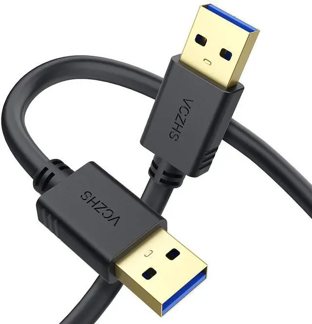 Main image of USB to USB Cable 3ft - Double Ended U SB Cord USB3.0 Male to Male Cable USB3.0 A to A Cord for Hard Drive Enclosures DVD Player Laptop Cooler