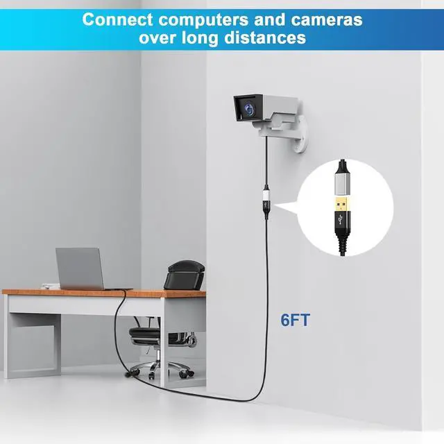 Alt view image 5 of 7 - USB 3.0 A to USB A Cable 6FT USB in Car USB to USB Cable Long USB Male to Male Cable Super Fast 5Gps Data Transfer Type C Wire for Laptop Cooling Pad Hard Drive Enclosures Laptop Cooler DVD Player
