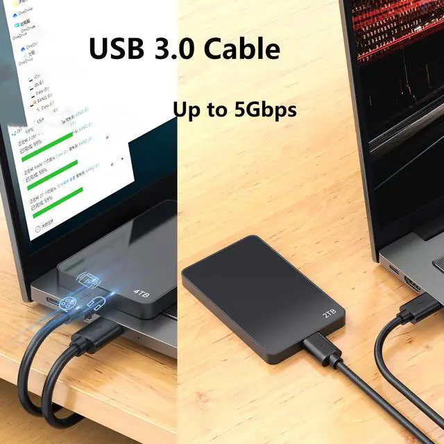 Alt view image 4 of 6 - USB 3.0 A to A Male Cable USB Male to Male Double End Cord 3.3ft Compatible with Hard Drive Enclosures DVD Player Laptop Cooling Fan/Pad Printer Camera and More