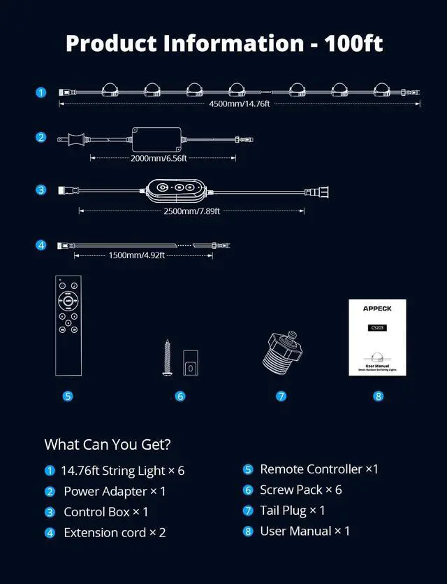Alt view image 7 of 7 - Permanent Outdoor Lights for House 100ft with 90 LEDs 60lm Warm White with Solid Cover RGBW Smart LED Strip Lights IP65 Waterproof with Alexa/Google Assistant for Front Door Garage Porch