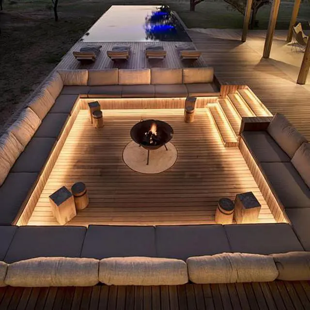 Alt view image 6 of 7 - 40ft Waterproof LED Strip Lights 6000K Warm White IP44 Tape Light 12M 12V Rope Light Strong 3M Adhesive for Home Kitchen Patio Balcony Party Wedding Indoor and Outdoor Decor