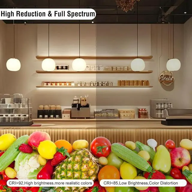 Alt view image 5 of 7 - Dimmable COB LED Strip Light Kit with RF Remote & UL12v Power Supply CRI 93+ Flexible Cuttable 4000K Natural White Cob Light Strip for Under Cabinet Lighting Bedroom Mood & DIY Projects