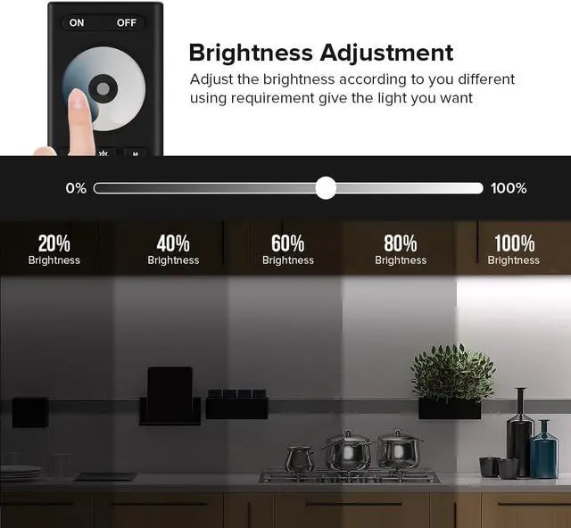 Alt view image 4 of 7 - 5050SMD FCOB COB Dimming RF 2.4GHz Wireless Remote RC01RFB & C01RF Tuya Controller Kit 4 Zones Group Control PWM Single Color (+V -V) 2pin LED Strip Neon Rope Light DC5V DC12V DC24V
