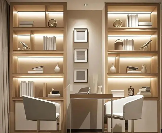 Alt view image 6 of 7 - COB LED Strip Lights Natural White 24V Dimmable led Light Strip KIT with Remote and app Control 4000K 32.8FT/2 * 5m 8mm Wide Ra>90 Cuttable Flexible Strip Lights for Bedroom Shelf Cabinet