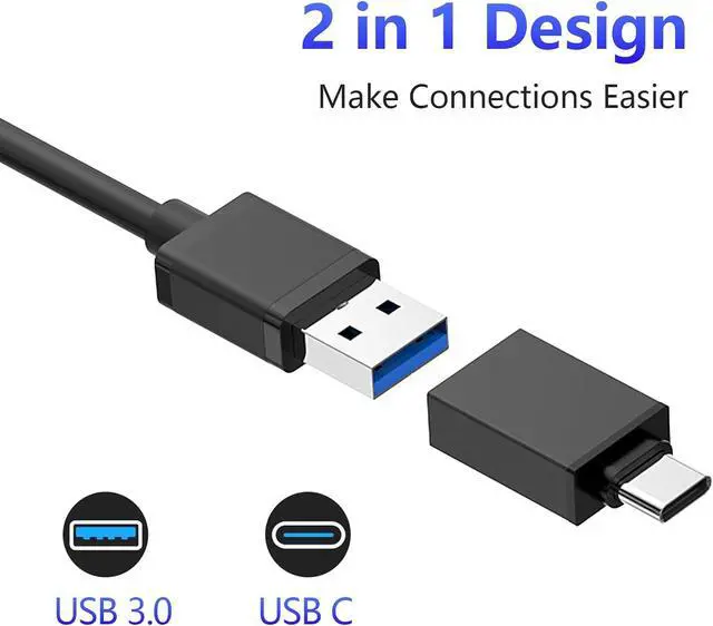 Alt view image 3 of 7 - Multi Memory Card Reader 6 in 1 USB C USB 3.0 to SD TF XD CF MS M2 Card Reader Adapter Supports SD SDXC SDHC CF CFI TF Micro SD Micro SDXC Micro SDHC MS MMC UHS-I Cards for Windows/Mac/Linux/Android