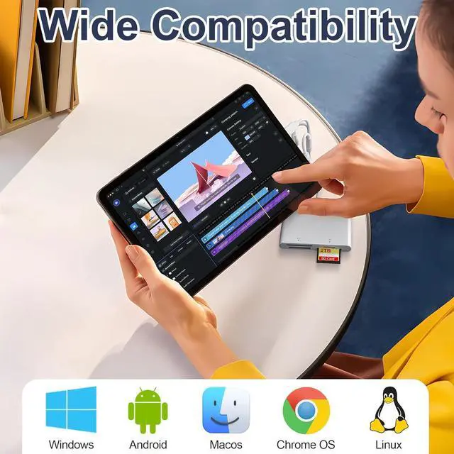 Alt view image 4 of 7 - Memory Stick Pro Duo Adapter - SD/MS/XD/TF Sony Cybershot SD Memory Stick Pro Duo Reader for iPhone 17 16 15 14/Android/PC 4 in 1 Memory Card Digital Camera Adapter