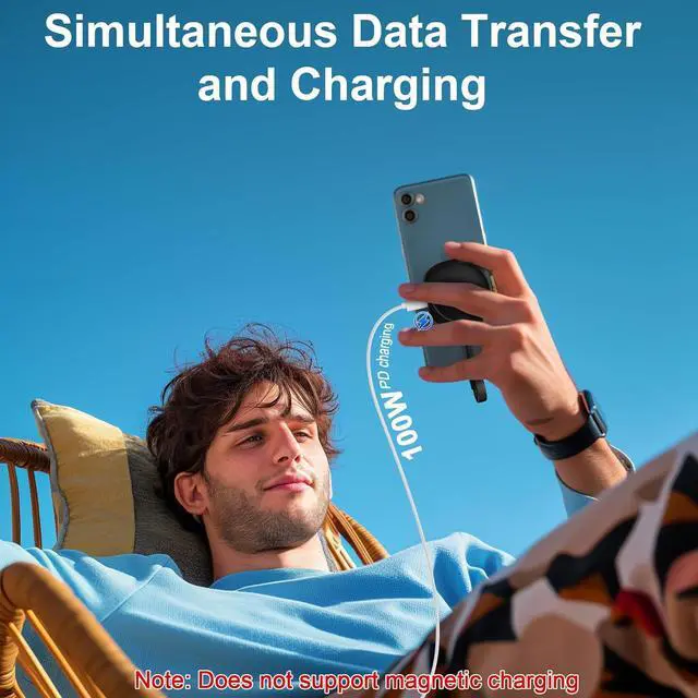 Alt view image 4 of 7 - Magnetic SD Card Reader USB C Magsafe Mico SD Card Reader with 4.0 SD/TF Slot USB-A Port USB-C 100W PD Charging Magnetic Memory Card Reader with 40Gbps USB 4.0 Data Transfer for iPhone 16/15