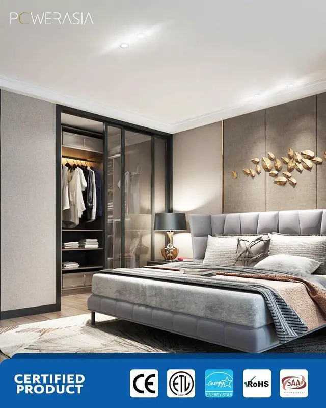 Alt view image 7 of 7 - 12 Pack 4 Inch Ultra-Thin LED Recessed Ceiling Light with Junction Box 5CCT Dimmable 2700K/3000K/4000K/5000K/6000K 9W 850lm Can Killer Downlight-ETL and Energy Star Certified