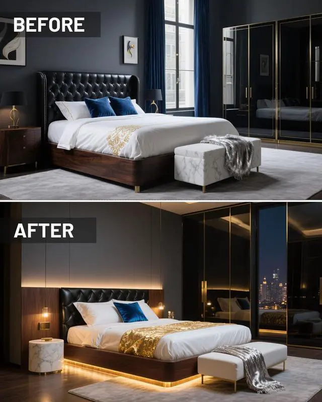 Alt view image 5 of 7 - COB LED Strip Lights 16.4ft Dimmable White CCT Tunable 2300K-6500K DC 24V High Lumen Cuttable LED Tape Light 3040 LED 36W CRI 90 APP Remote Control Music Mode For Home DIY Living Room Bedroom